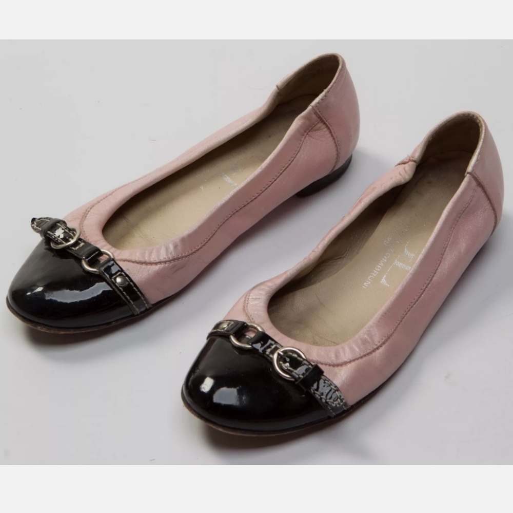 AGL Attilio Giusti Leombruni ballet shoes made in Italy leather women size 41
